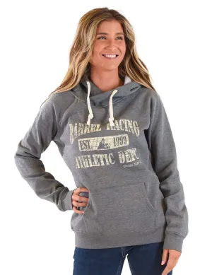 Cowgirl Tuff Womens Barrel Racing Grey Poly/Rayon Hoodie Universal Sizing Cowgirl Tuff Womens Barrel Racing Grey Poly/Rayon Hoodie Basic Fashion