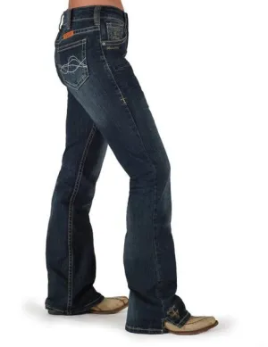 Cowgirl Tuff Womens Lisa's Legacy Dark Wash Cotton Blend Jeans Refined Wave Pre Shrunk Fabric Casual Days Cowgirl Tuff Womens Lisa's Legacy Dark Wash Cotton Blend Jeans