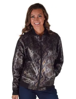 Cowgirl Tuff Womens Midweight Snakeskin Black Polyester Athletic Shell Jacket Seamless Feel Cowgirl Tuff Womens Midweight Snakeskin Black Polyester Athletic Shell Jacket Outfit Ideas