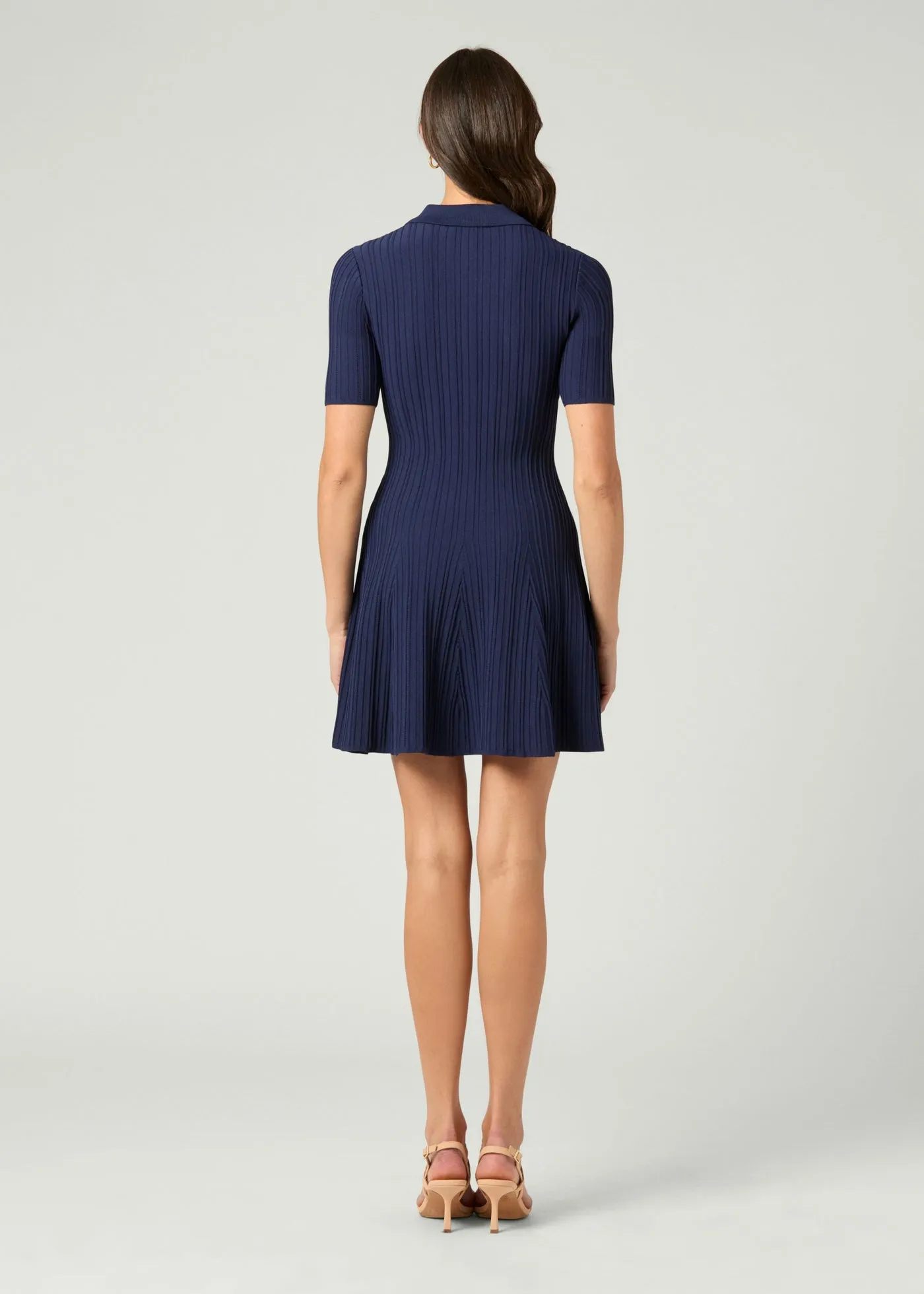 Professional Look Antonia Knit Dress in Navy