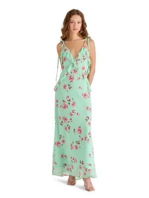 Cozy and Chic Adalina Dress in Mint Floral Magnetic-Closure Adalina Dress in Mint Floral