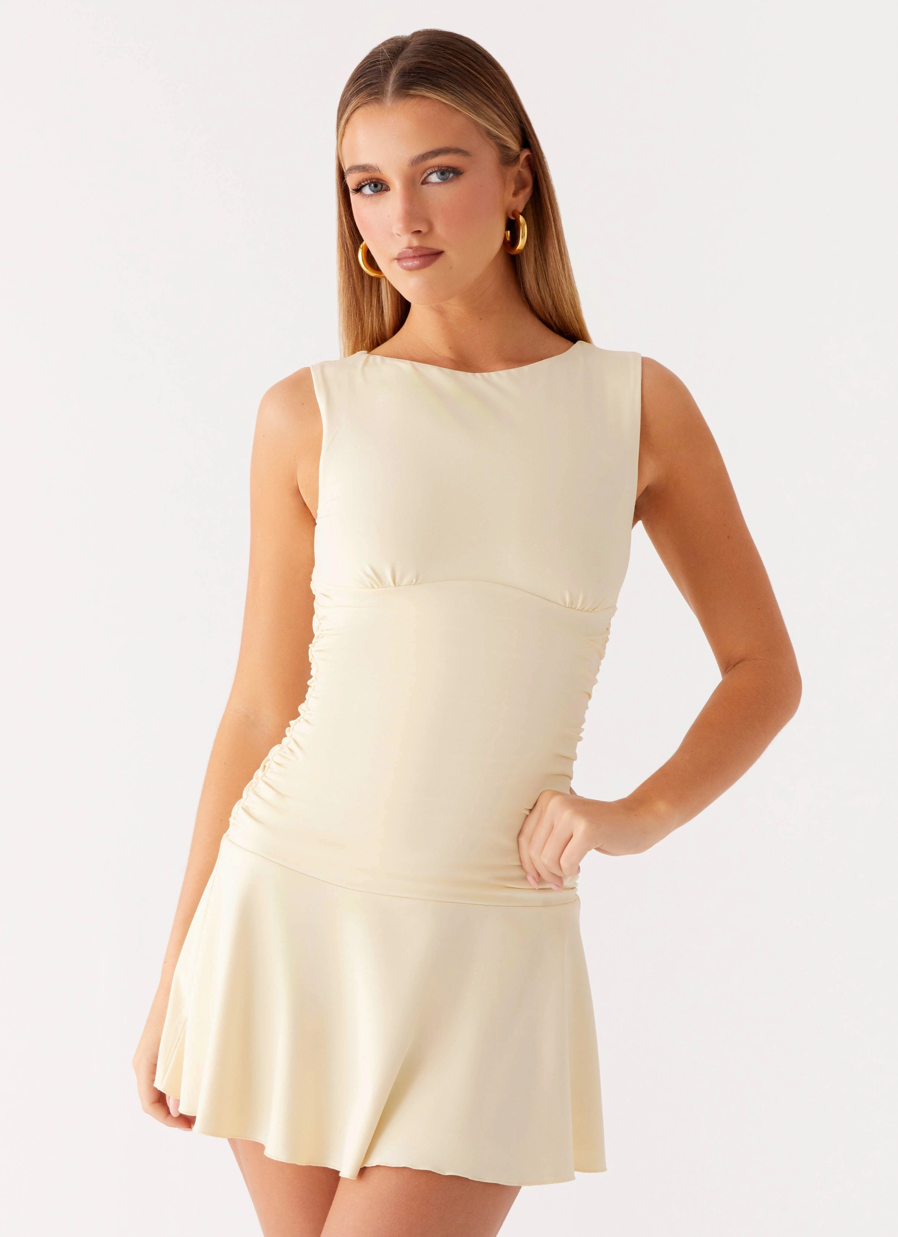 Modern Layers Kelda Mini Dress - Yellow