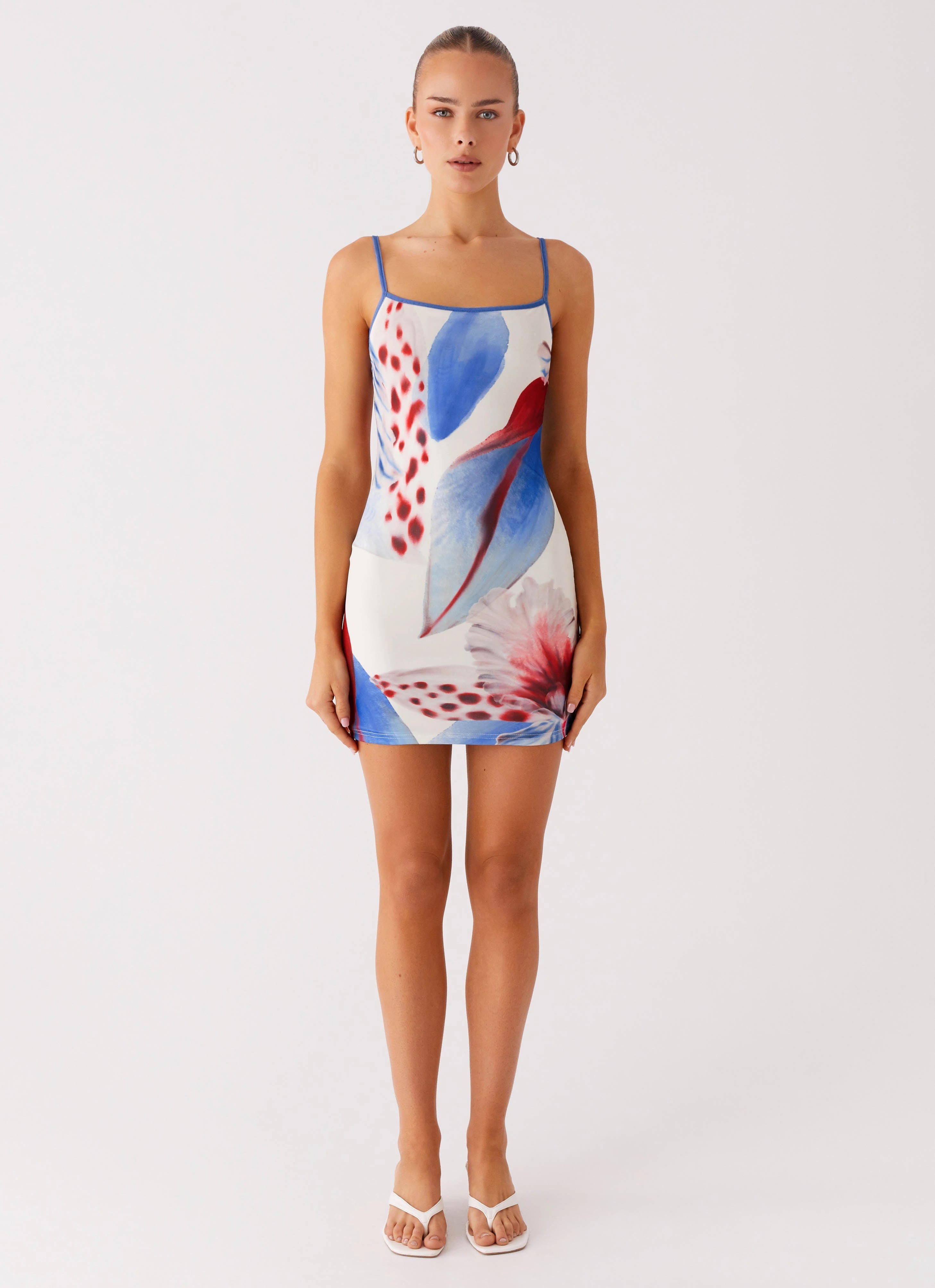 Everett Mini Dress - Deep Sea Bloom Night Out