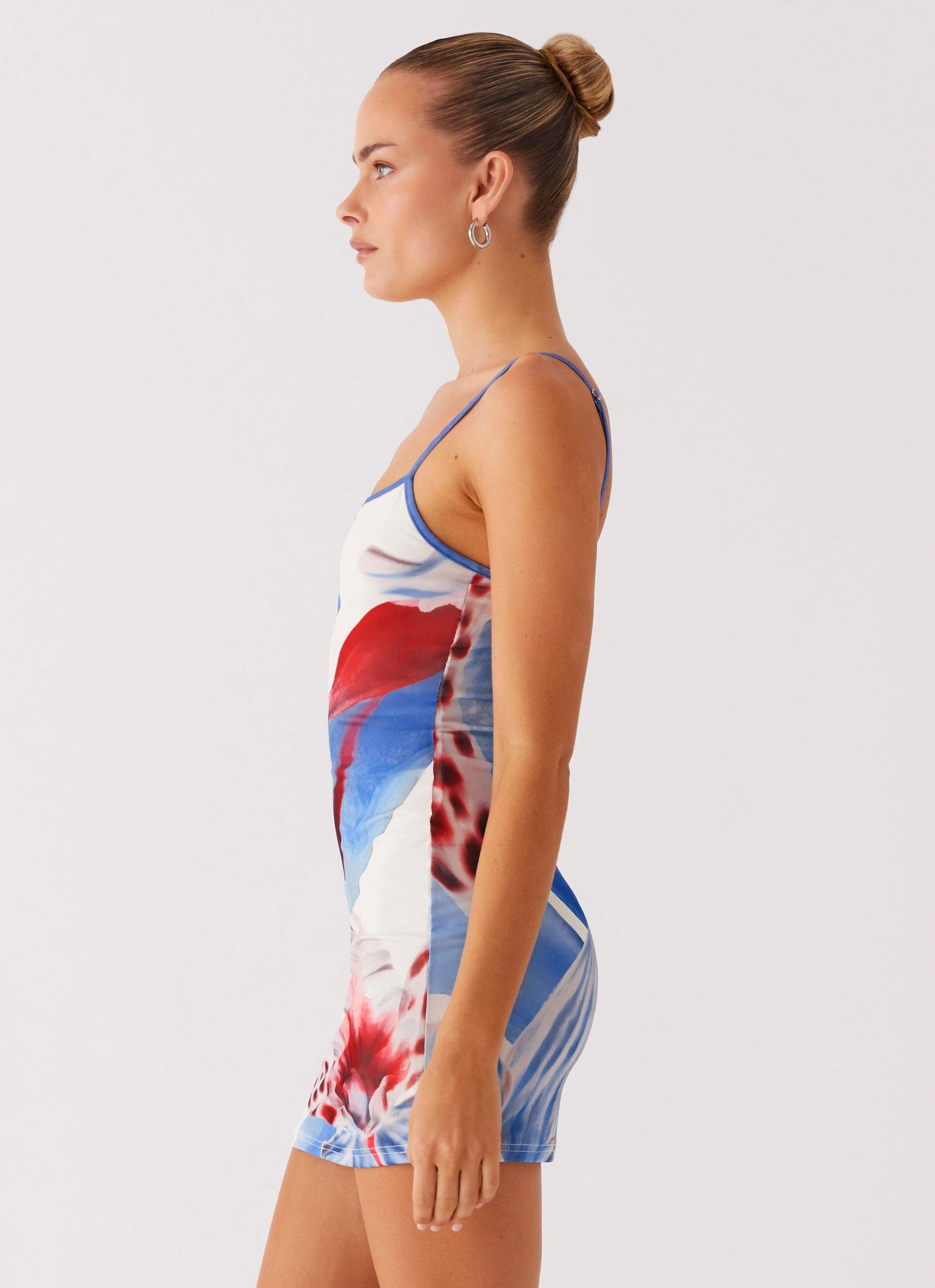 Everett Mini Dress - Deep Sea Bloom Soft Structure