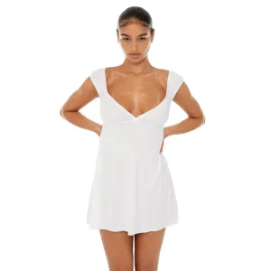 Crepe Fabric Eveli Dress Eveli Dress Basic essential Bodycon-Fit