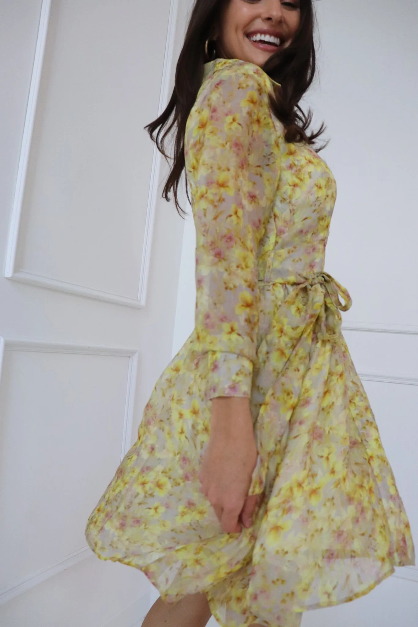 CASSIA PRINT DRESS Day Ready Look Form Fit