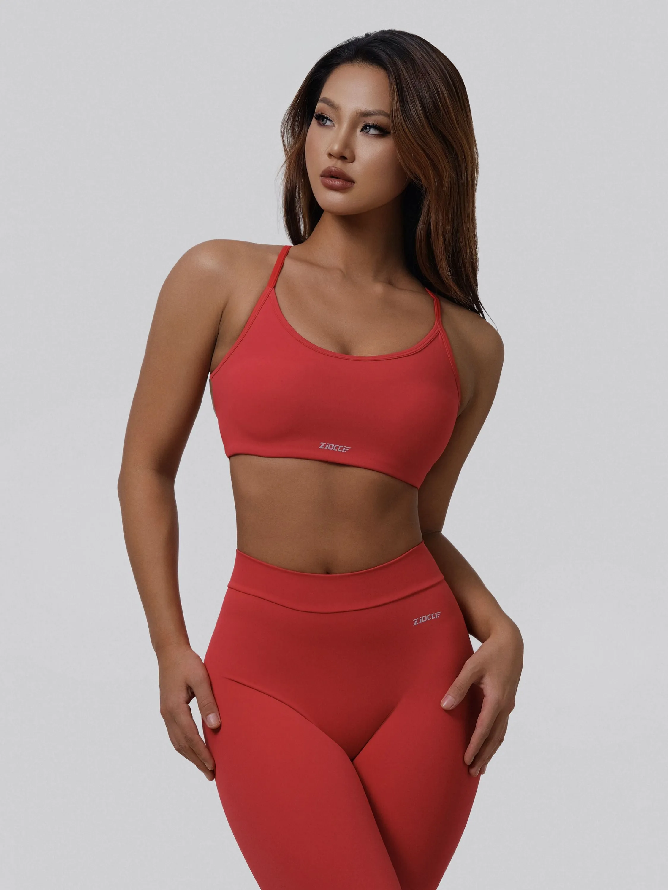 Crossover Strappy Back Sports Bra