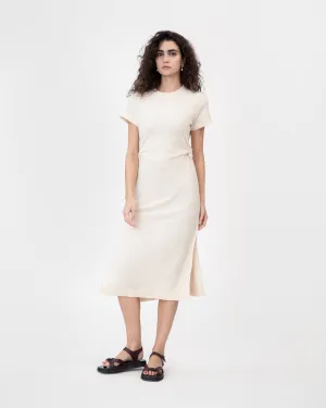 Cutout Detail Short Sleeve Aurora Dress Elegant Mature Perfect Length Short Sleeve Aurora Dress