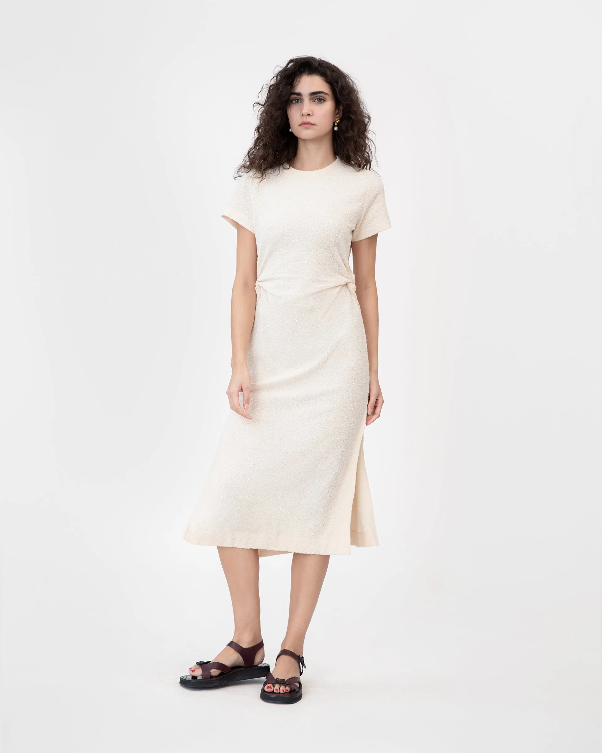 Short Sleeve Aurora Dress Classic and Modern WideCollarDesign