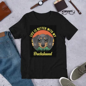 Dachshund Short-Sleeve Unisex T-Shirt