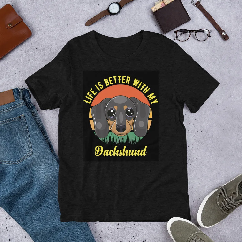 Dachshund Short-Sleeve Unisex T-Shirt