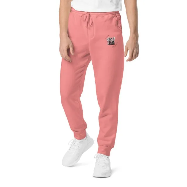Damani Abstract Moon Knight Embroidery sweatpants