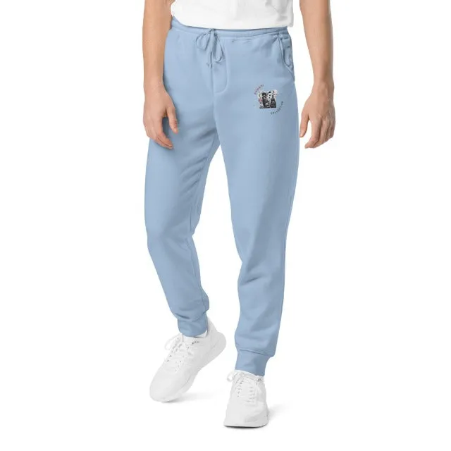 Damani Abstract Moon Knight Embroidery sweatpants
