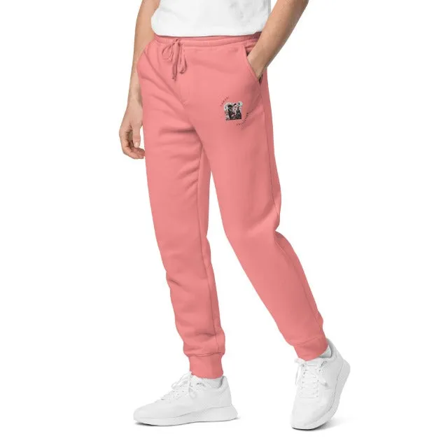 Damani Abstract Moon Knight Embroidery sweatpants