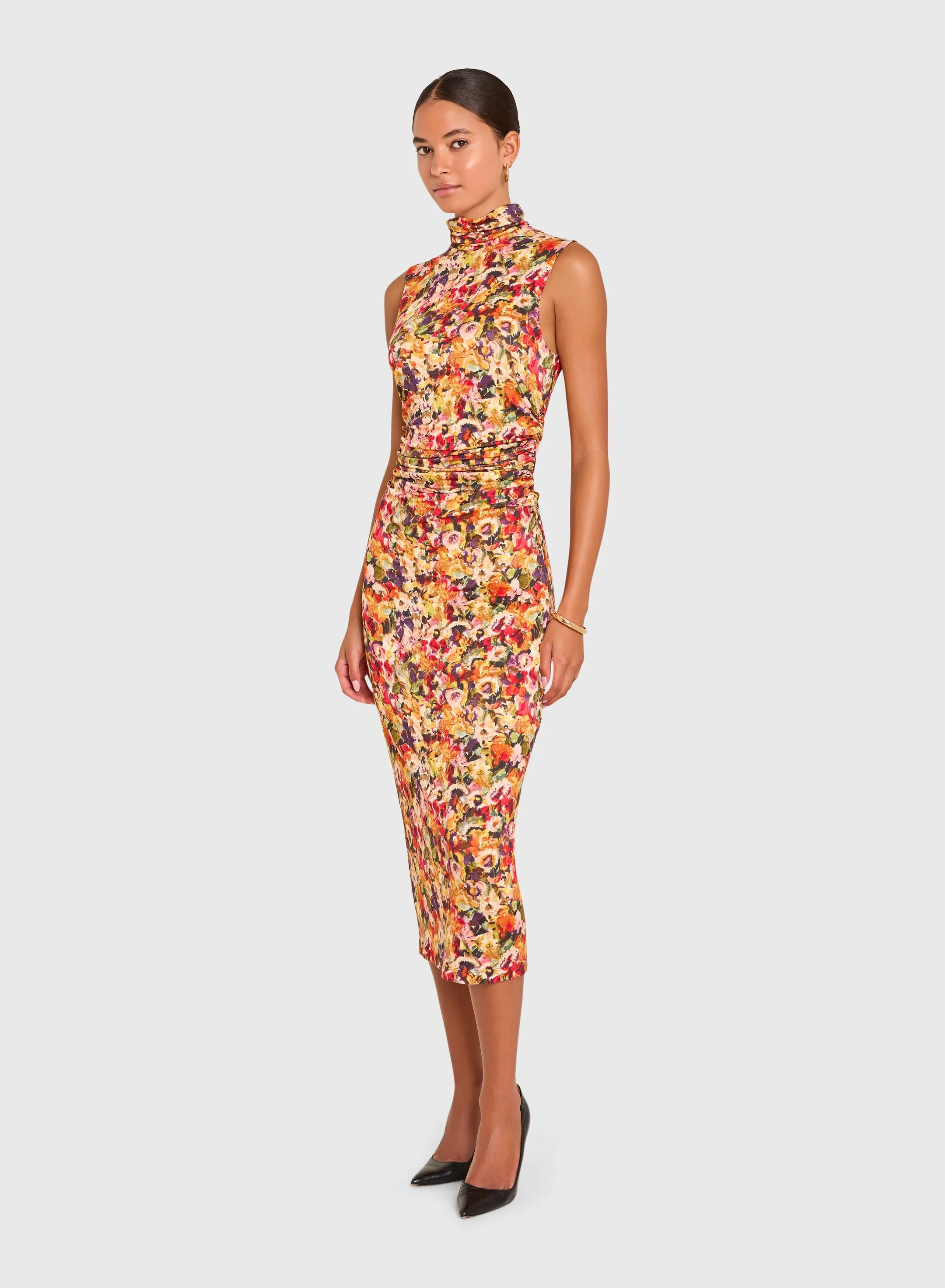 Damira Dress in Potpourri Print Quick Glam