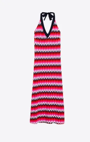 Daniela Dress in Ondas Punto Print Timeless Layering Daniela Dress in Ondas Punto Print retro-style Soft Weave