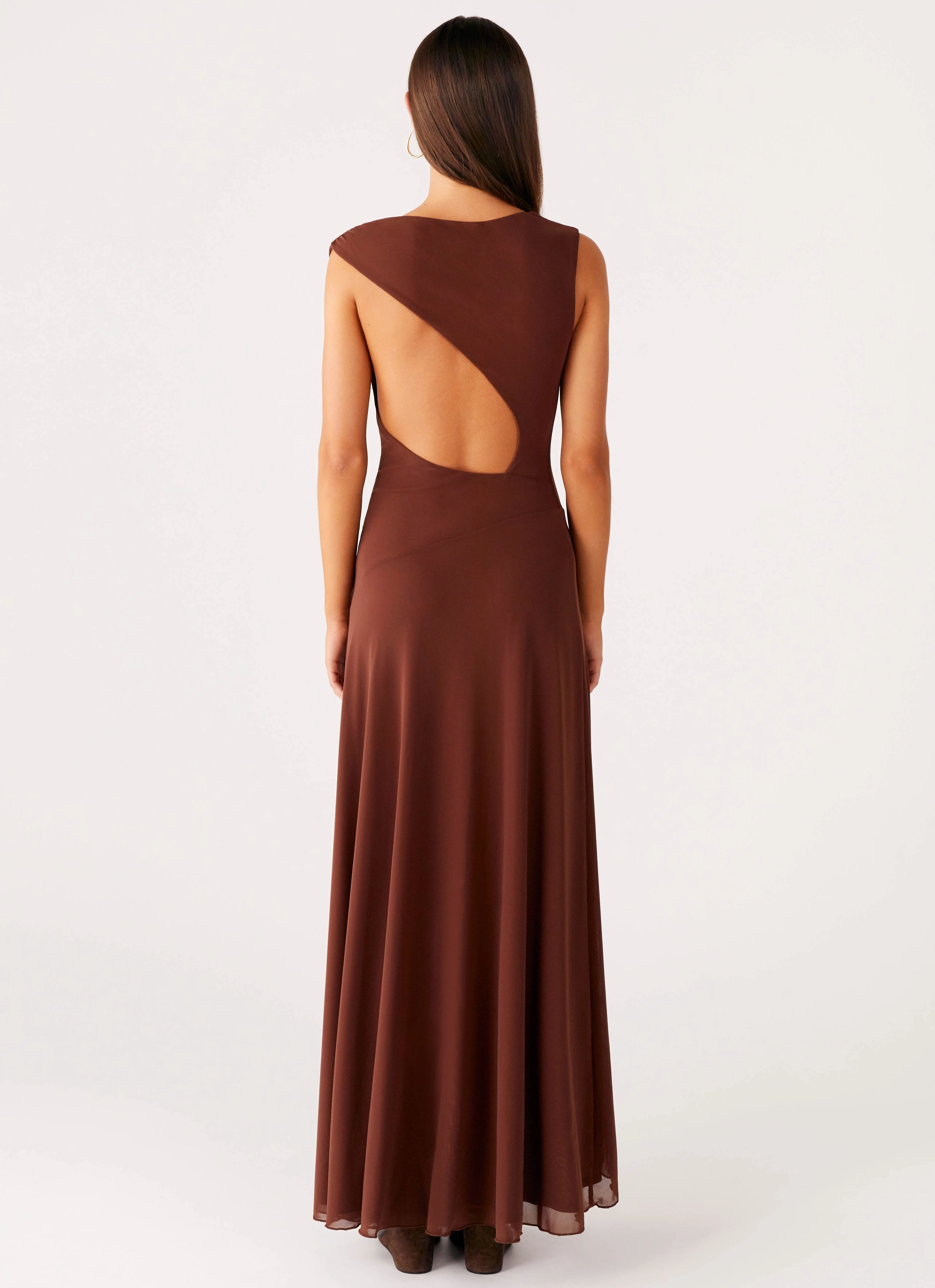Danika Maxi Dress - Chocolate Ombre-Effect