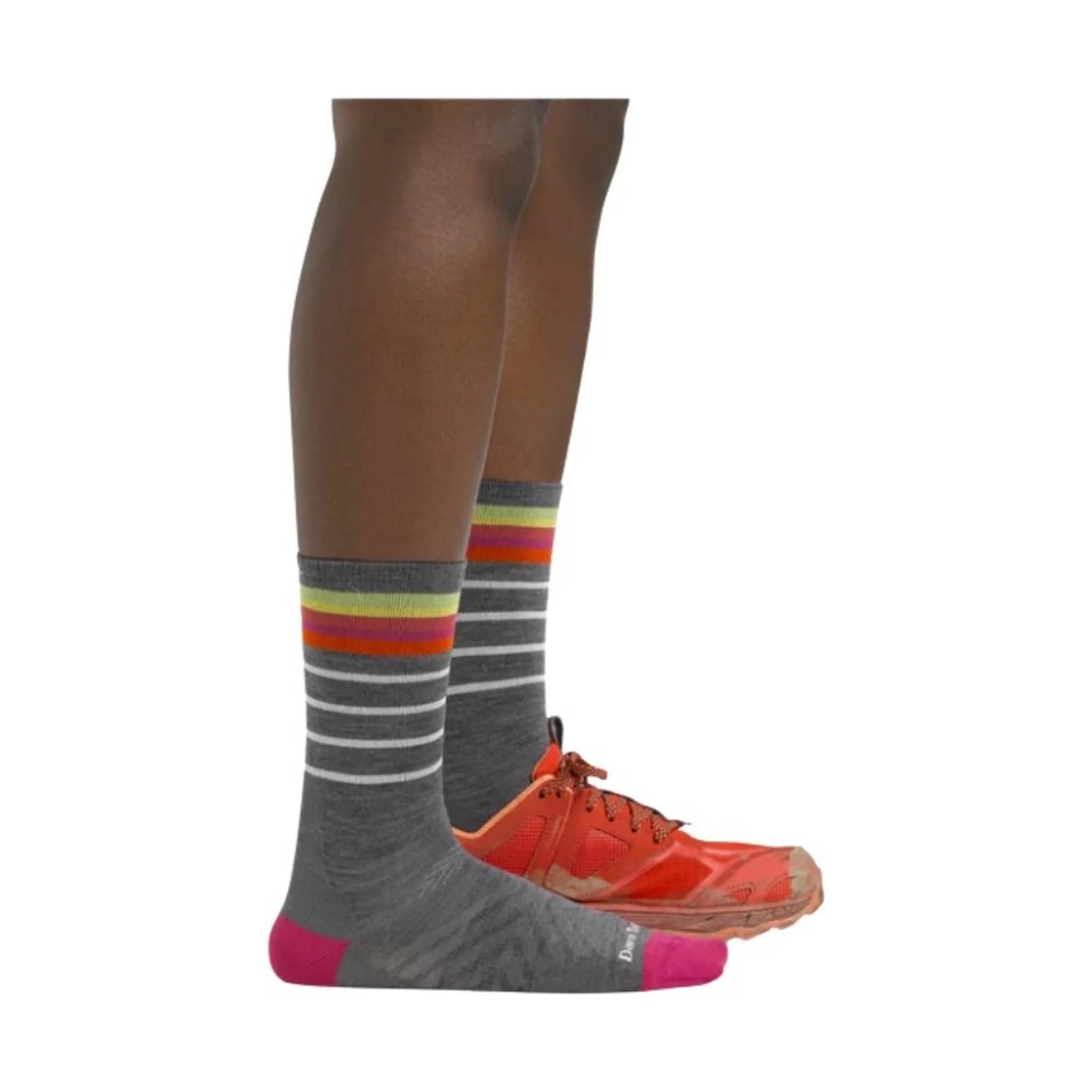 Darn Tough Vermont Women's Stride Micro Crew Ultra-Lightweight Running Sock - Gray
