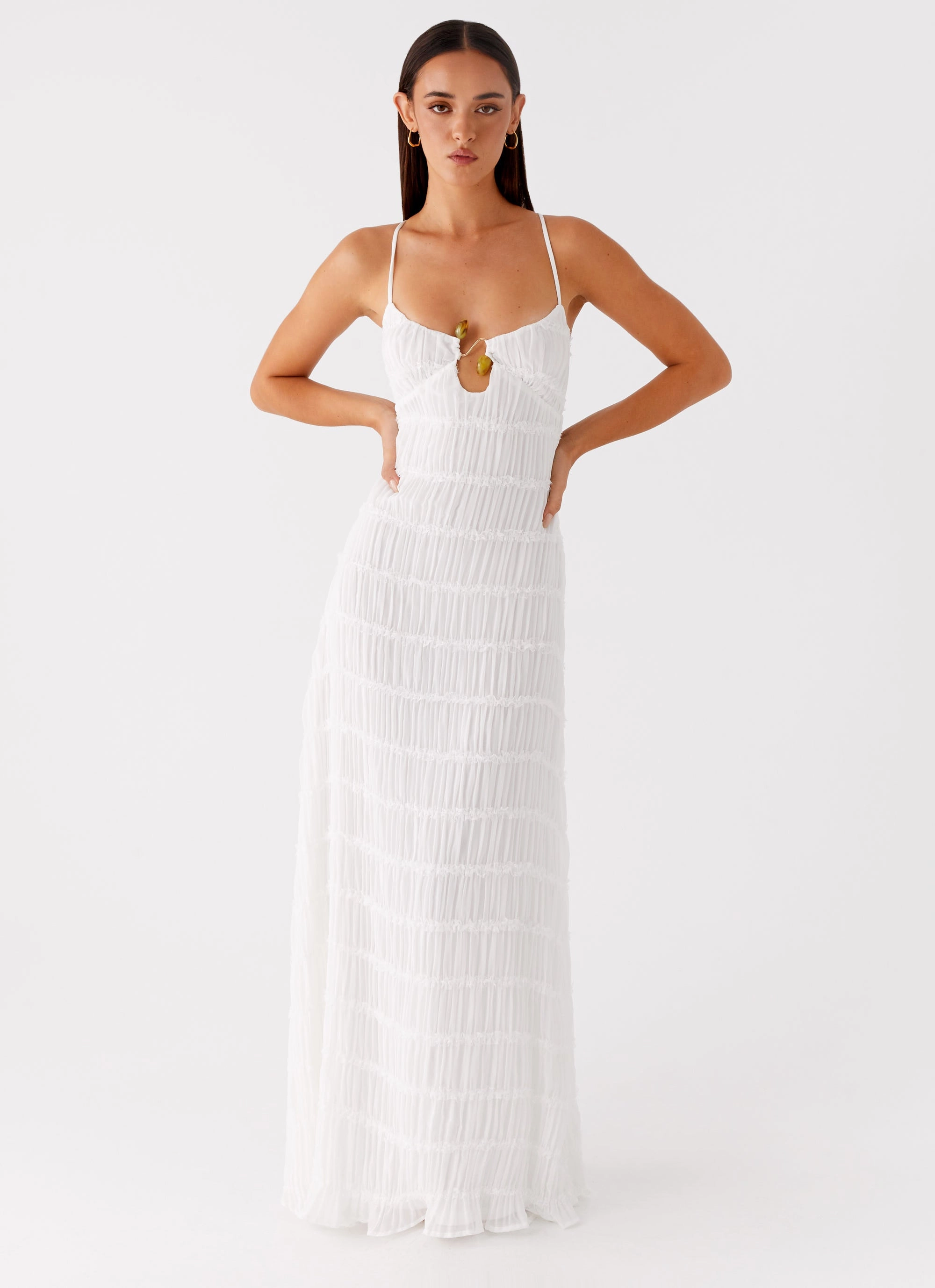 Polite Tone solo wear Darwin Maxi Dress - White