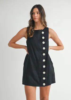 Day-to-Day Style STELLA BUTTON DETAIL MINI DRESS STELLA BUTTON DETAIL MINI DRESS sophisticated appearance Dance Night