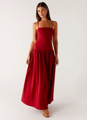Day-to-Night Comfort Vince Cami Maxi Dress - Deep Red Vince Cami Maxi Dress - Deep Red Light Flow