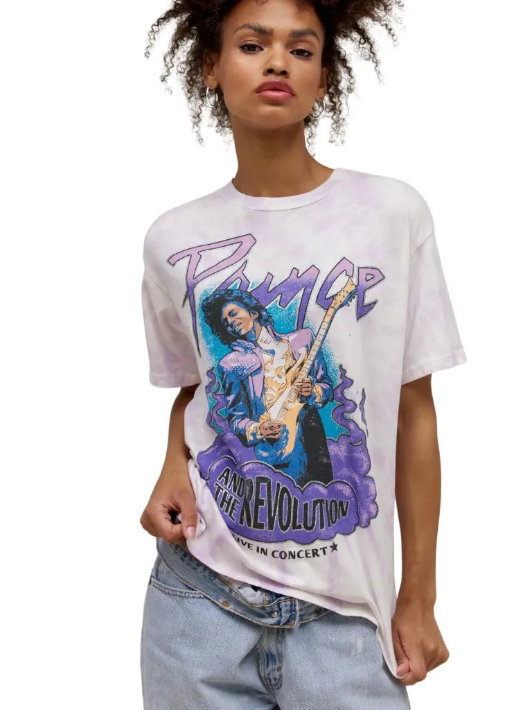 Daydreamer Prince Live in Concert Weekend Tee- Lilac Spiral