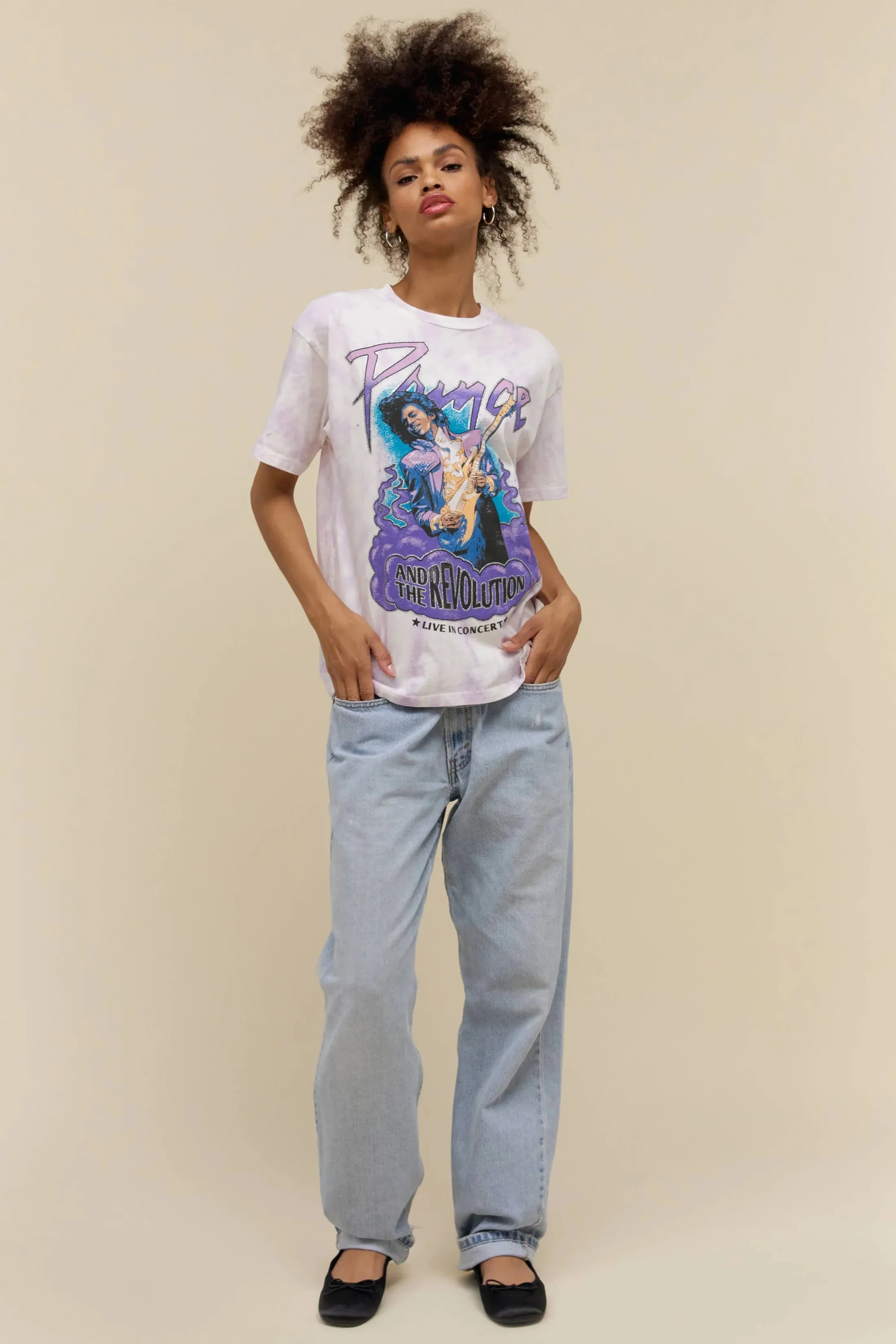 Daydreamer Prince Live in Concert Weekend Tee- Lilac Spiral
