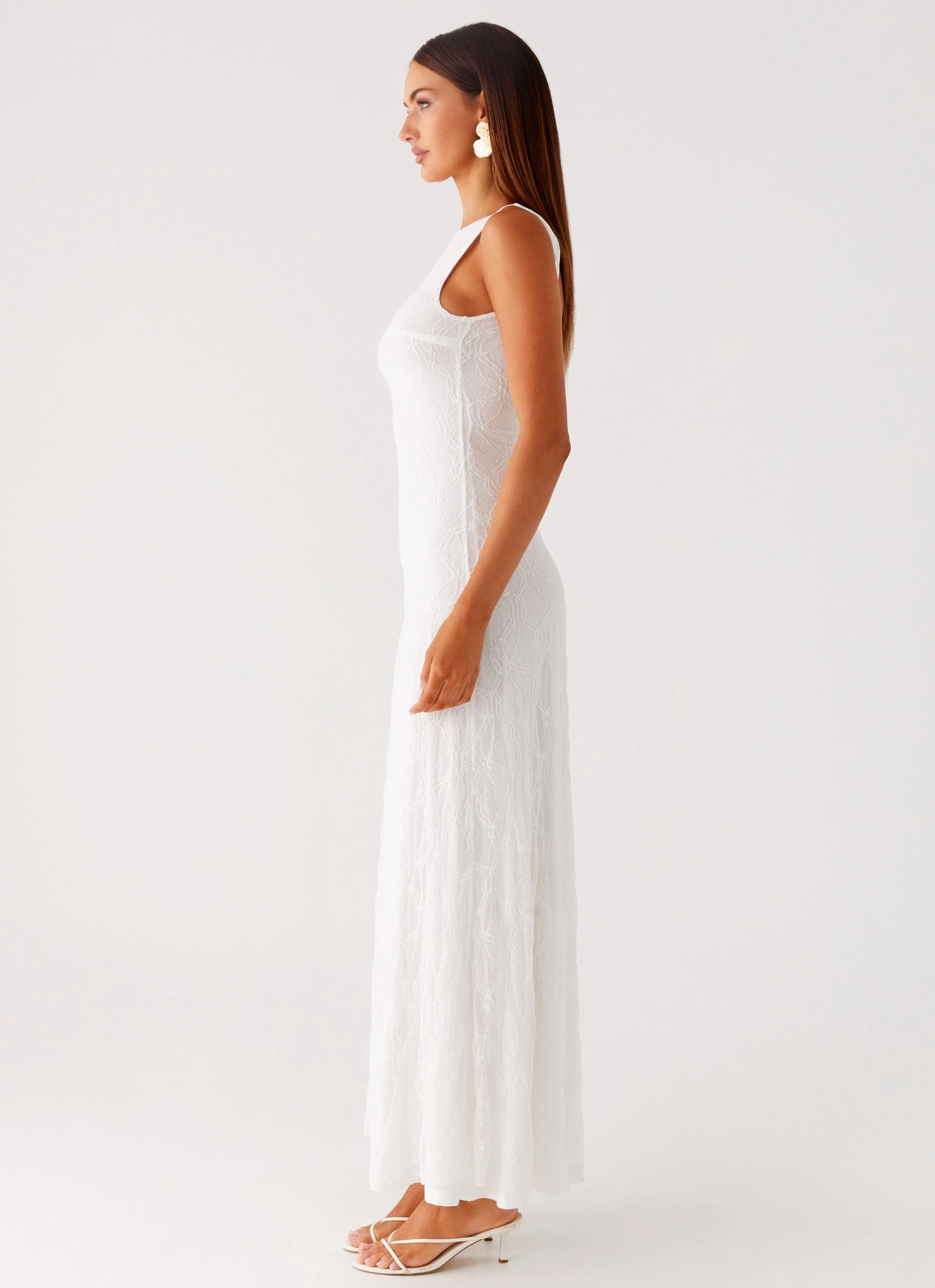 All Moments Low Key Embrace The Sun Maxi Dress - White
