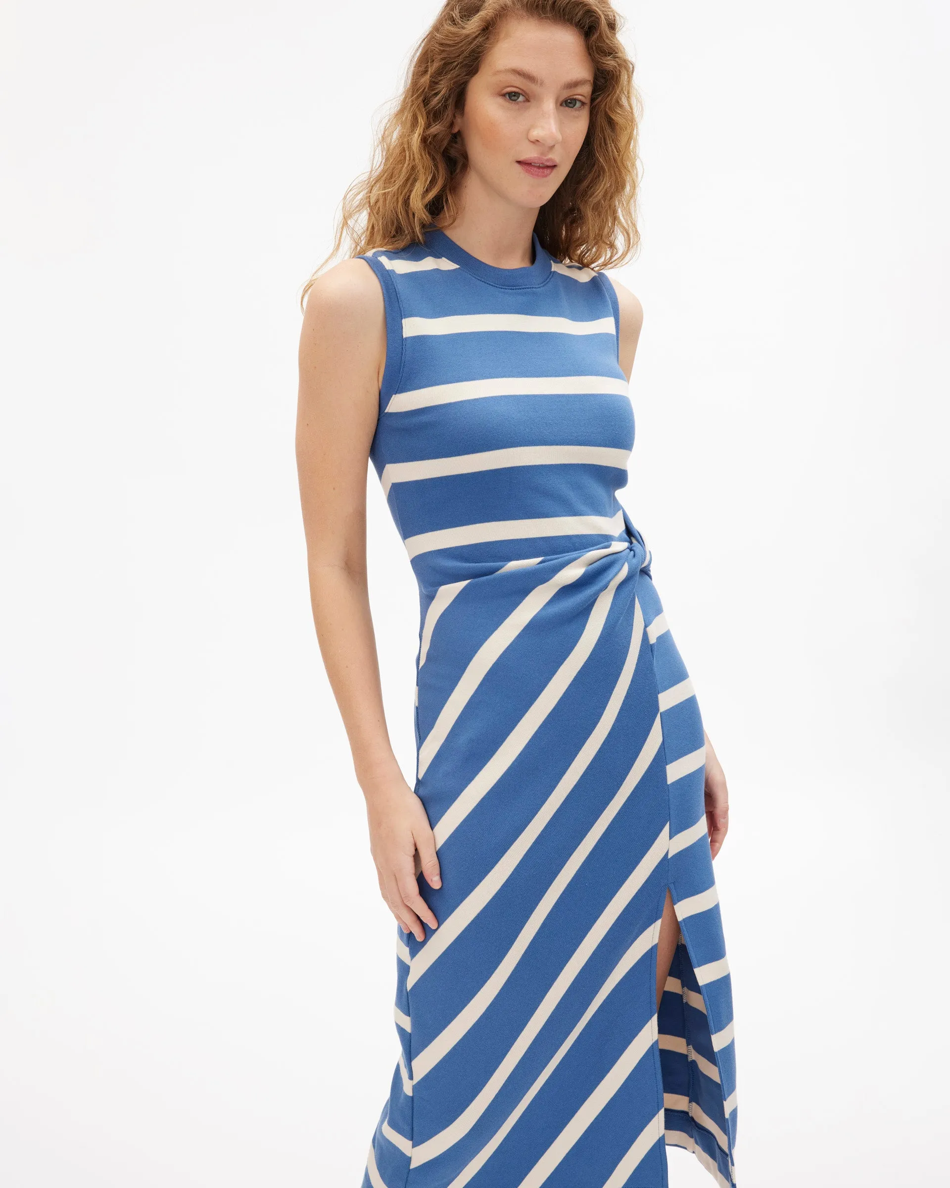 Sleeveless Striped Cody Dress Casual Tones