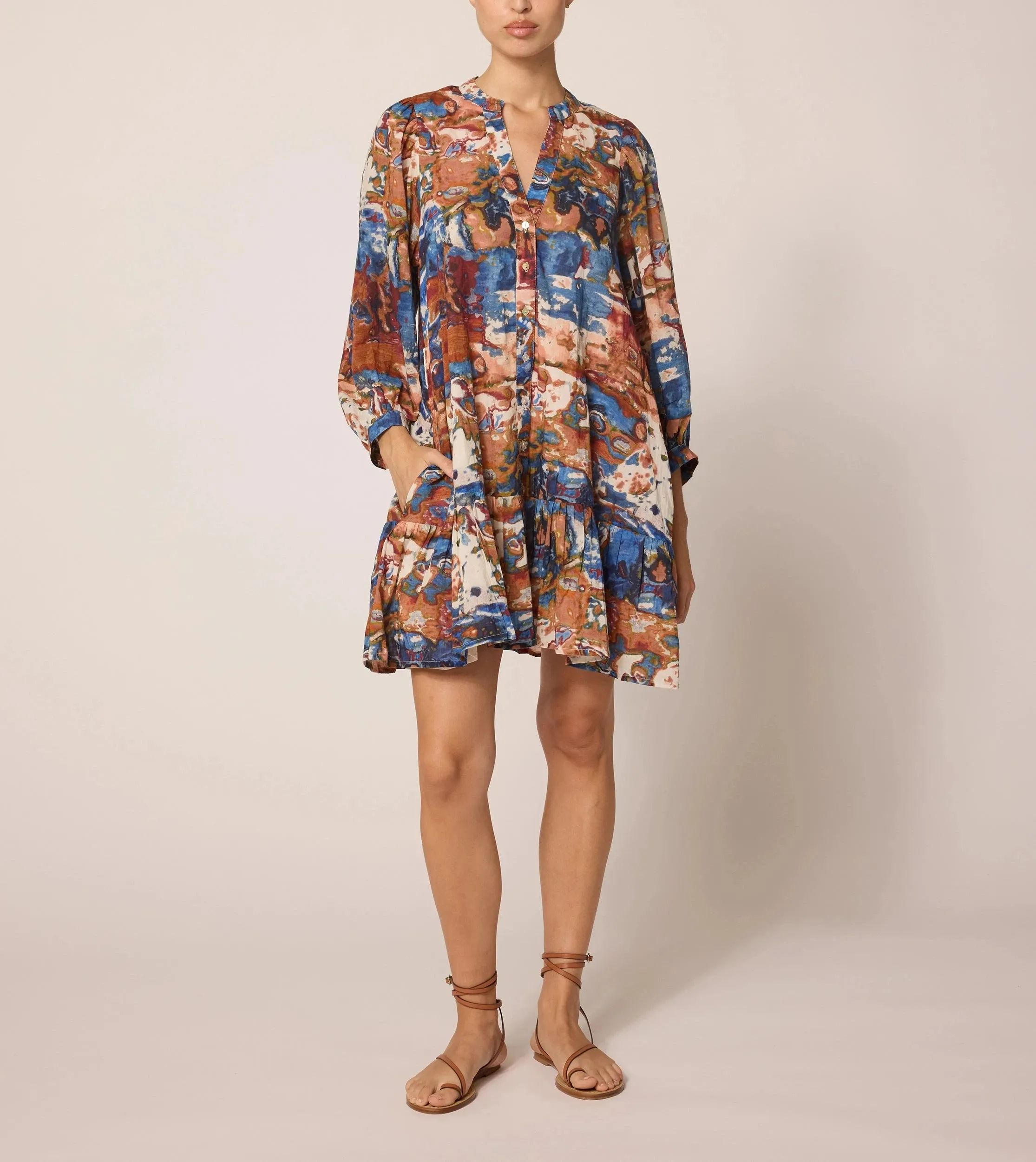 Delilah Mini Dress | Murano Light Aesthetic Graceful Ease