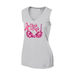 Dink Pink | Women’s Sleeveless Athletic Shirt | 100% Polyester