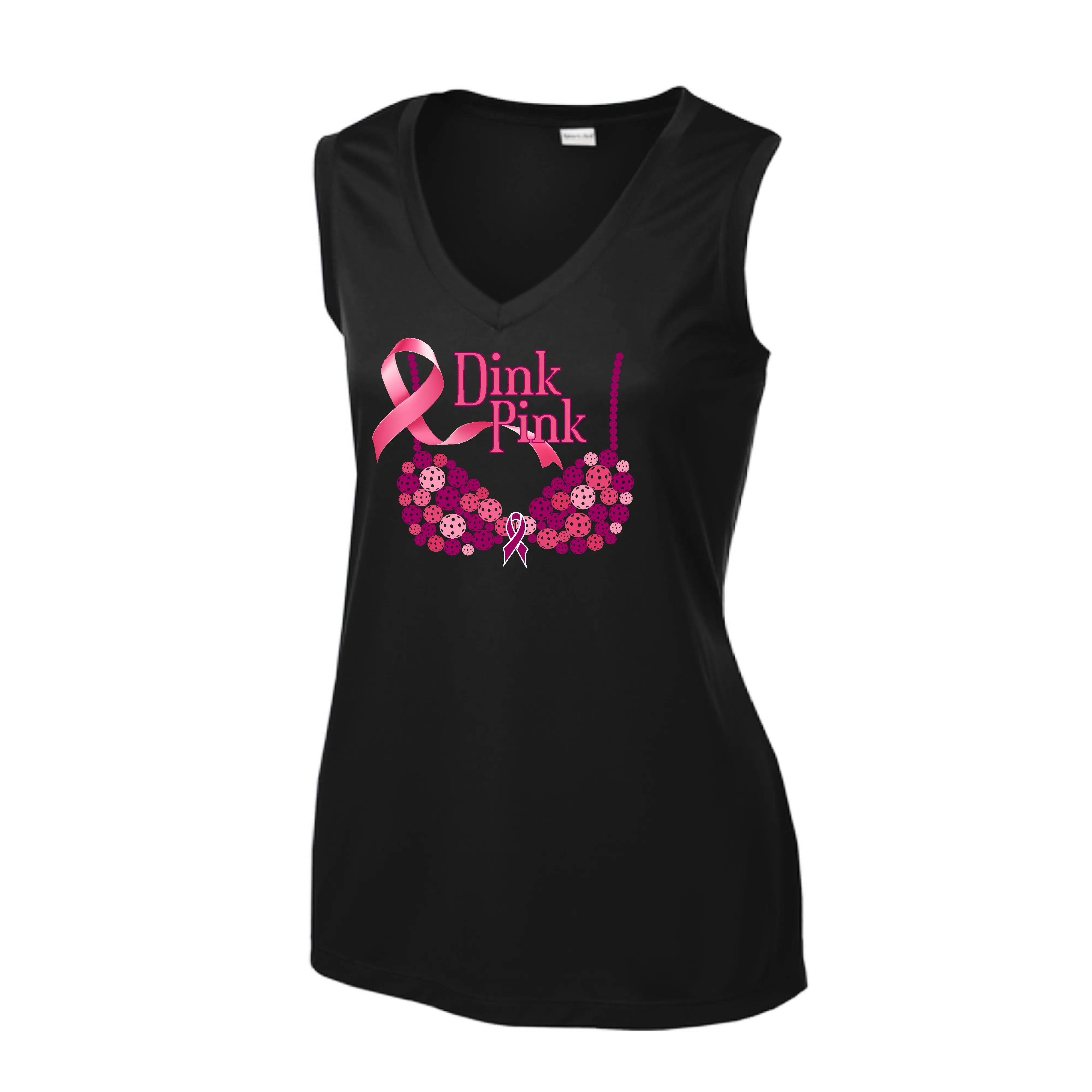 Dink Pink | Women’s Sleeveless Athletic Shirt | 100% Polyester