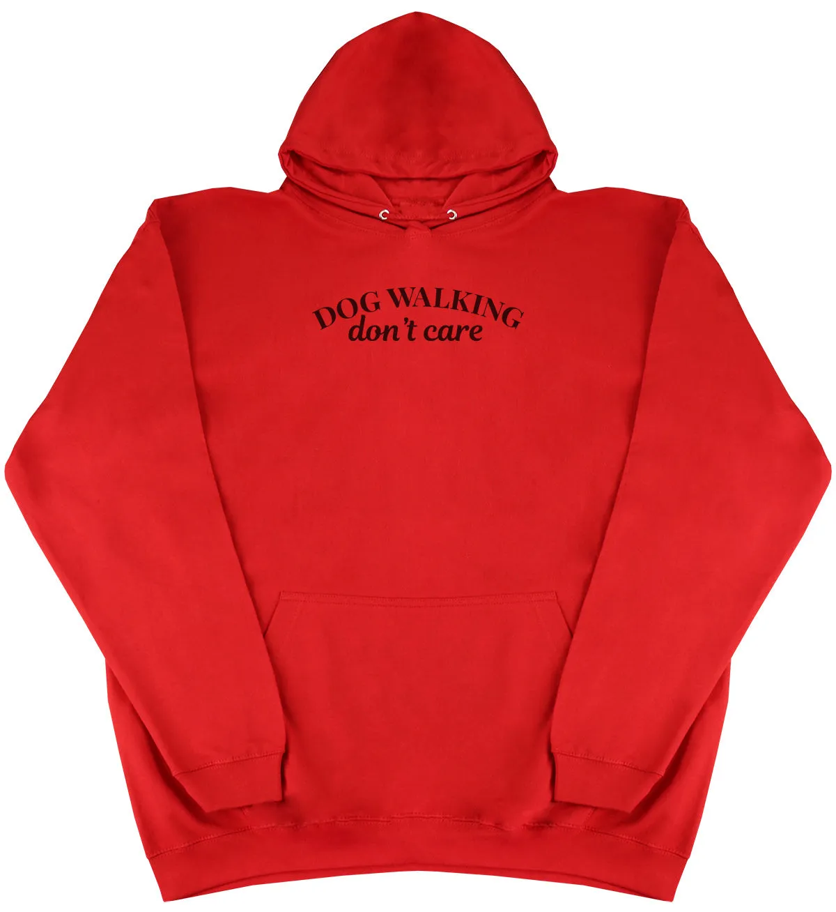 Dog Walking Don't Care - Kids Oversized Comfy Original Hoody