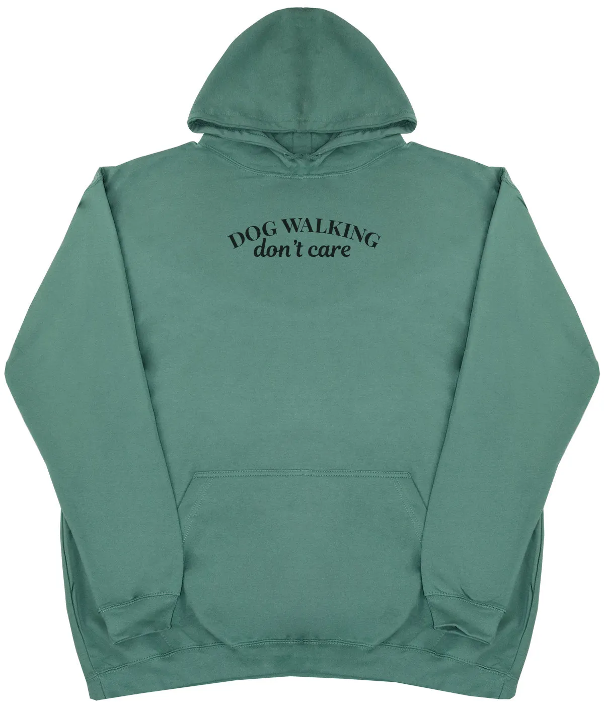 Dog Walking Don't Care - Kids Oversized Comfy Original Hoody