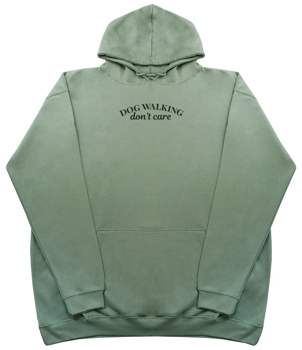 Dog Walking Don't Care - Kids Oversized Comfy Original Hoody