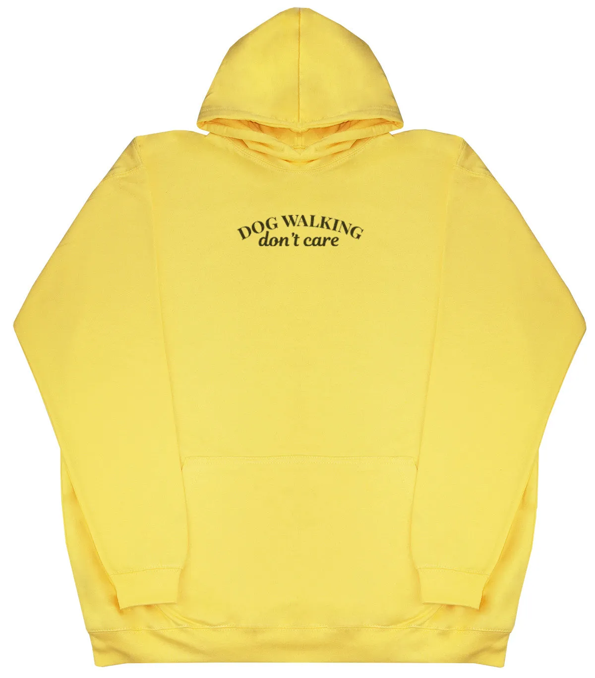 Dog Walking Don't Care - Kids Oversized Comfy Original Hoody