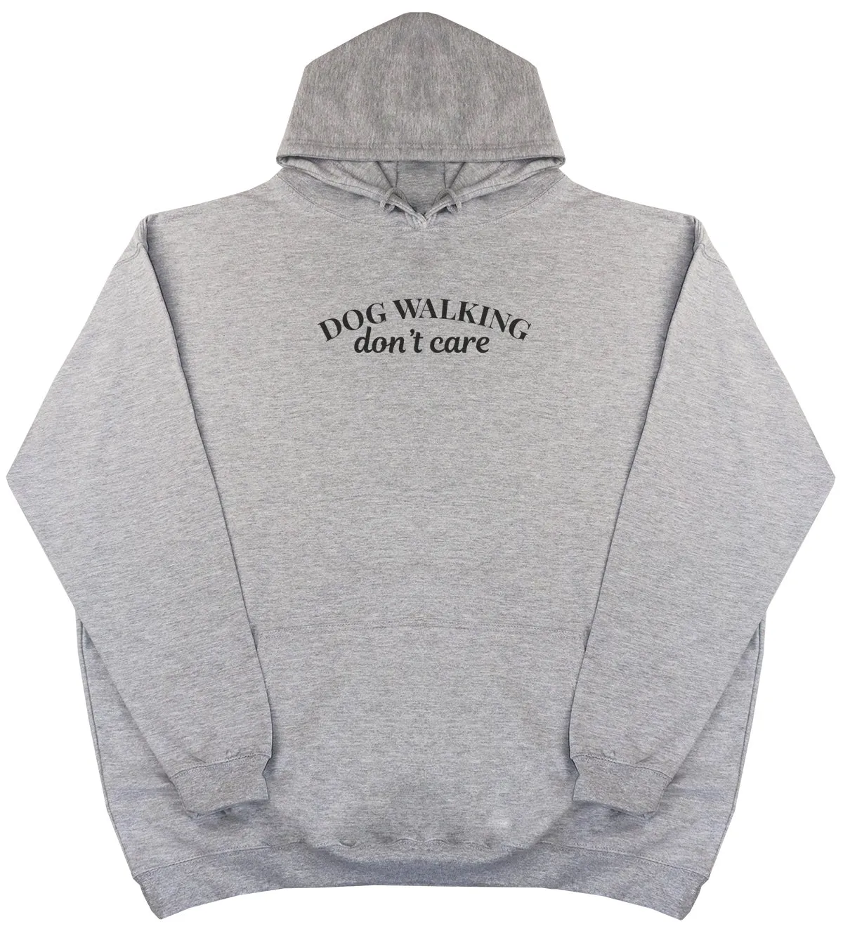 Dog Walking Don't Care - Kids Oversized Comfy Original Hoody