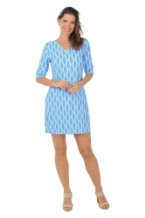 Dot Your Eyes V-Neck UPF50  Dress Day-to-Night Style Dot Your Eyes V-Neck UPF50  Dress Spring Vibe
