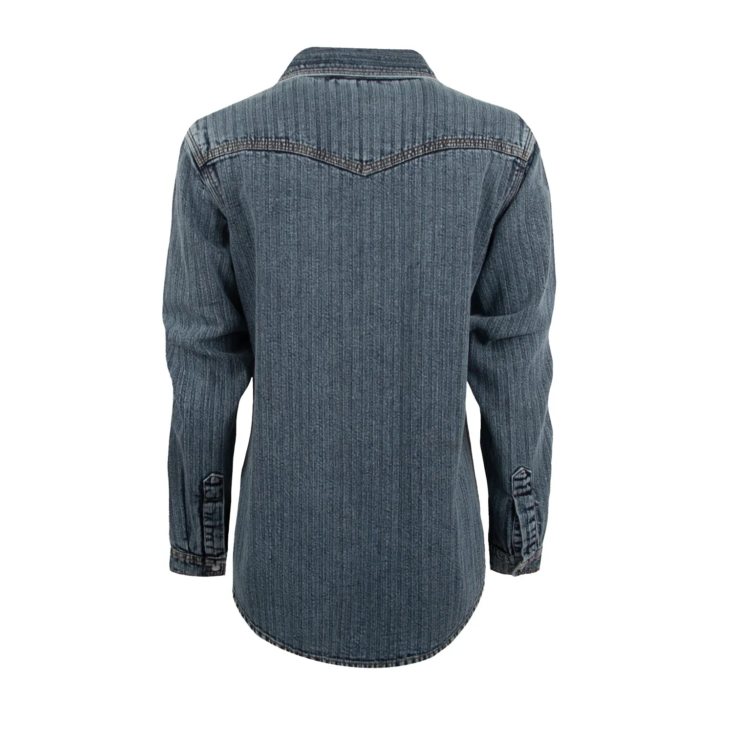 STS Ranchwear Womens Duke Denim 100% Cotton L/S Shirt Warm Layers Smart Look
