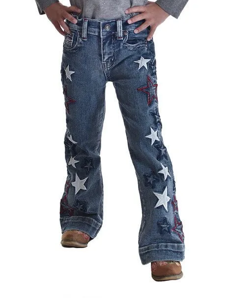 Cowgirl Tuff Girls Starstruck Medium Wash Cotton Blend Jeans Always Needed Shopping Day Outdoor Enthusiast
