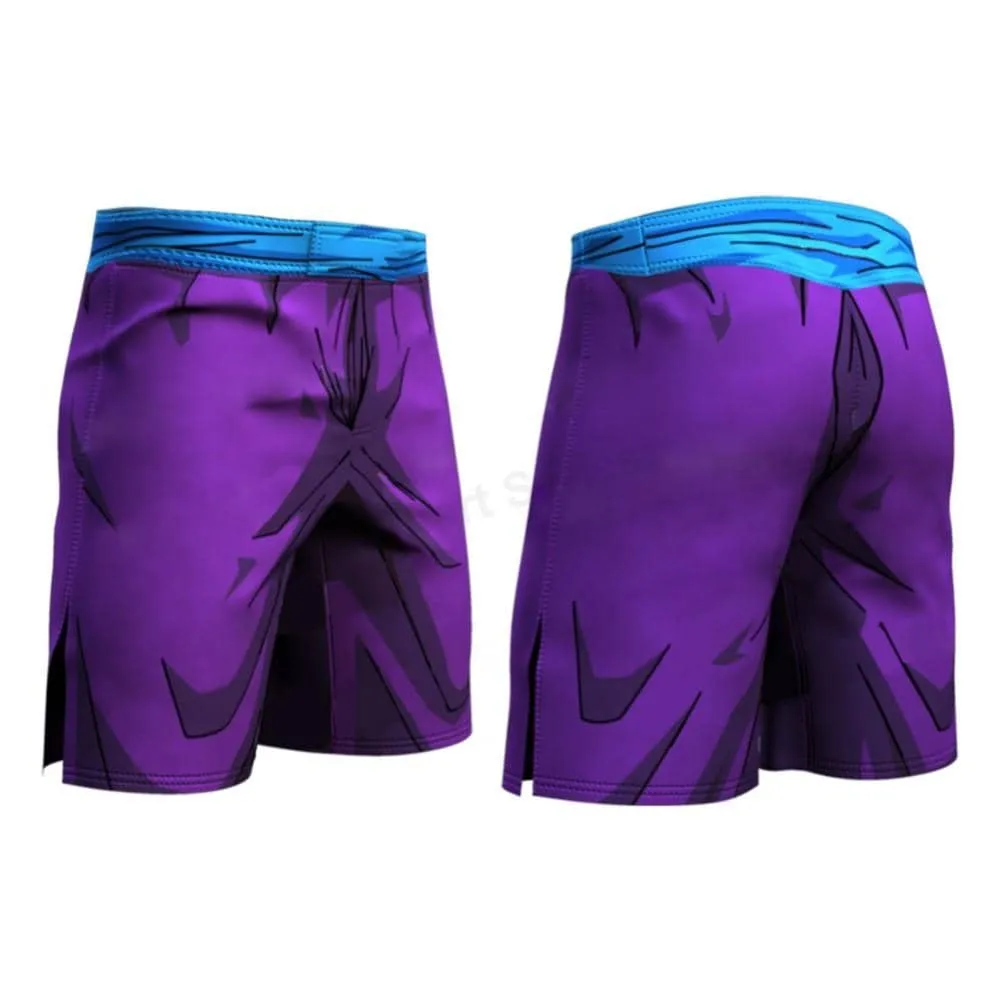 Dragon Warrior Purple Men's Compression Shorts