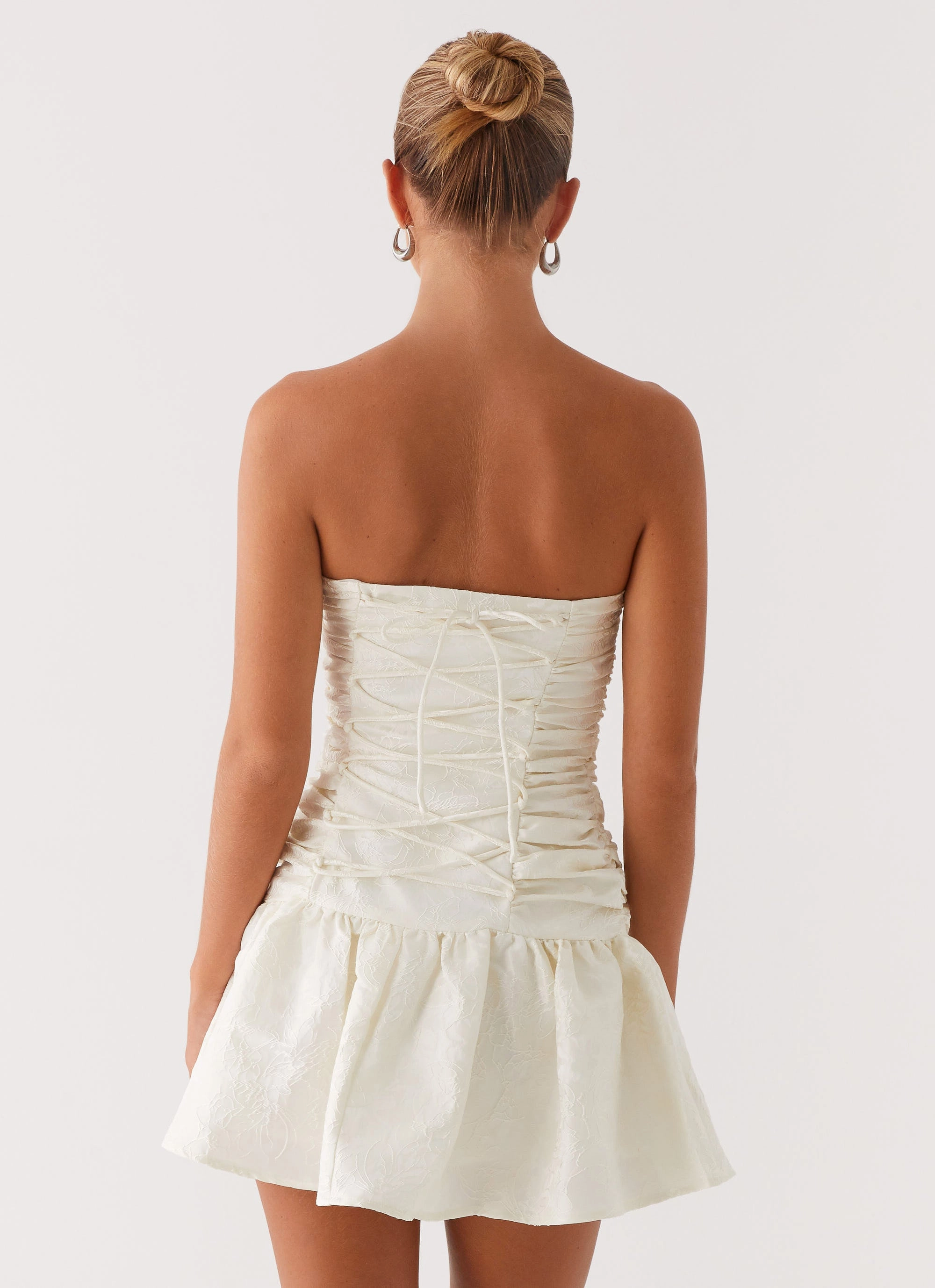 Ray Of Light Mini Dress - White Statement Mood
