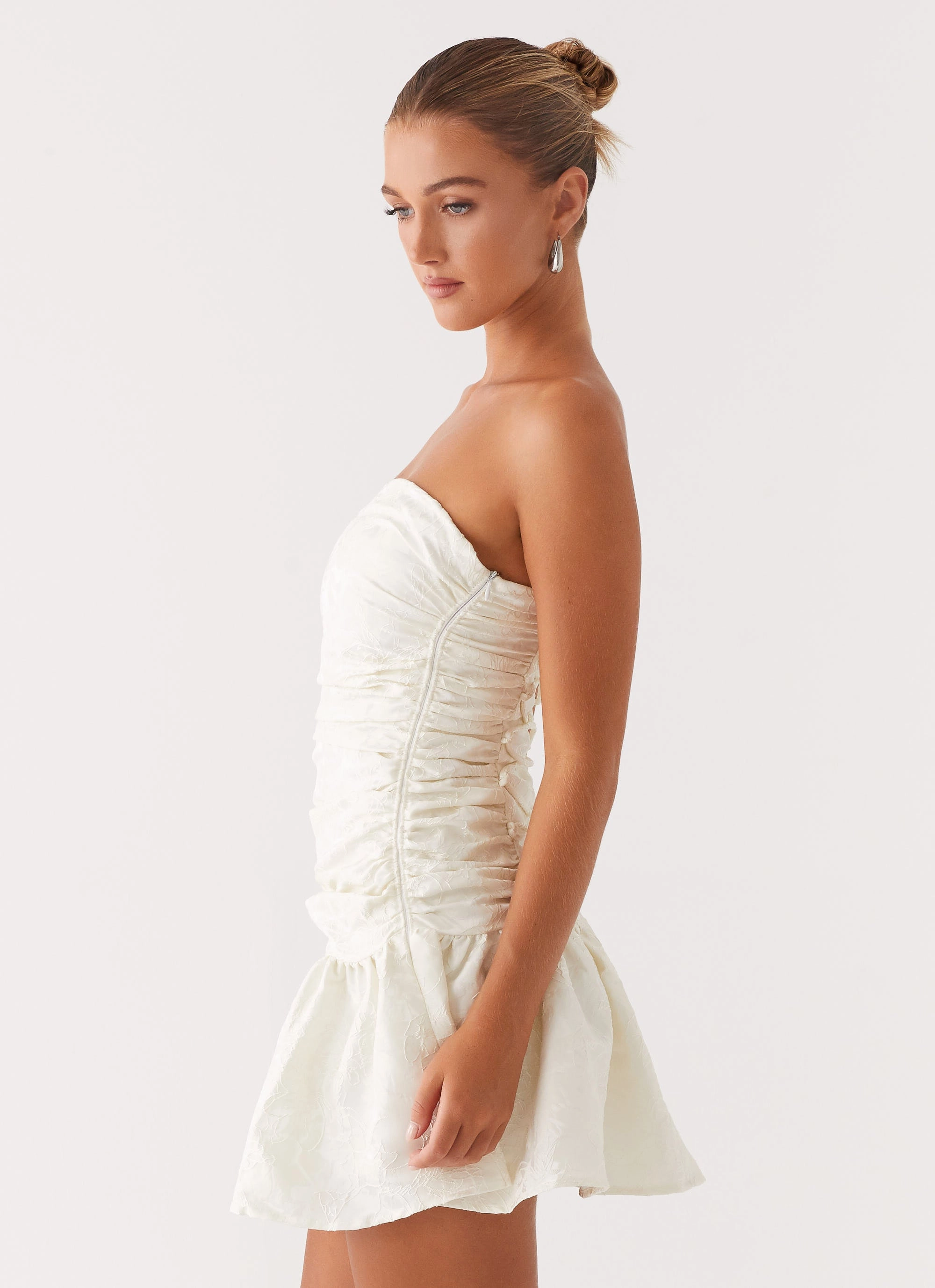 Ray Of Light Mini Dress - White Bright-colored piece