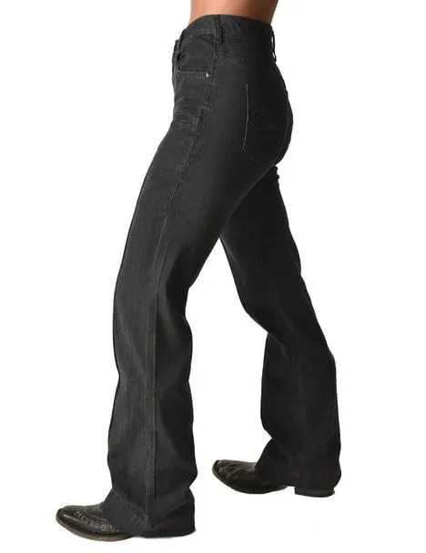 Streetwear Mood Weekend Warrior Adult Fashion Gym Ready Cowgirl Tuff Womens UltraBreathe Trouser Charcoal Lyocell Jeans
