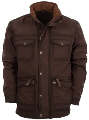 Durable Craft STS Ranchwear Womens Brazos II Enzyme Brown Polyester Softshell Jacket STS Ranchwear Womens Brazos II Enzyme Brown Polyester Softshell Jacket Utility Look