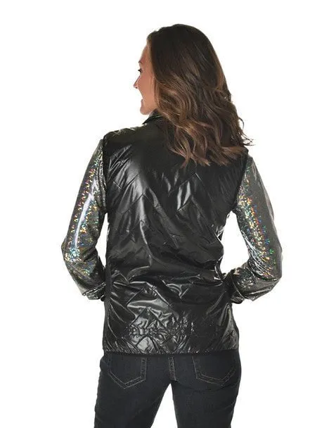 Versatile Design Cowgirl Tuff Womens Midweight Logo Black 100% Polyester Softshell Vest