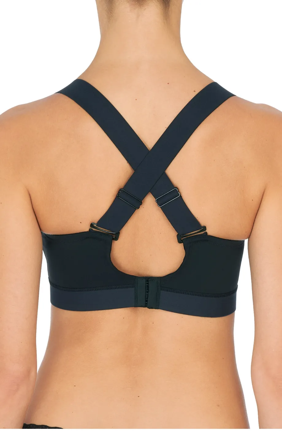 Dynamic Convertible Contour Sports Bra in Black