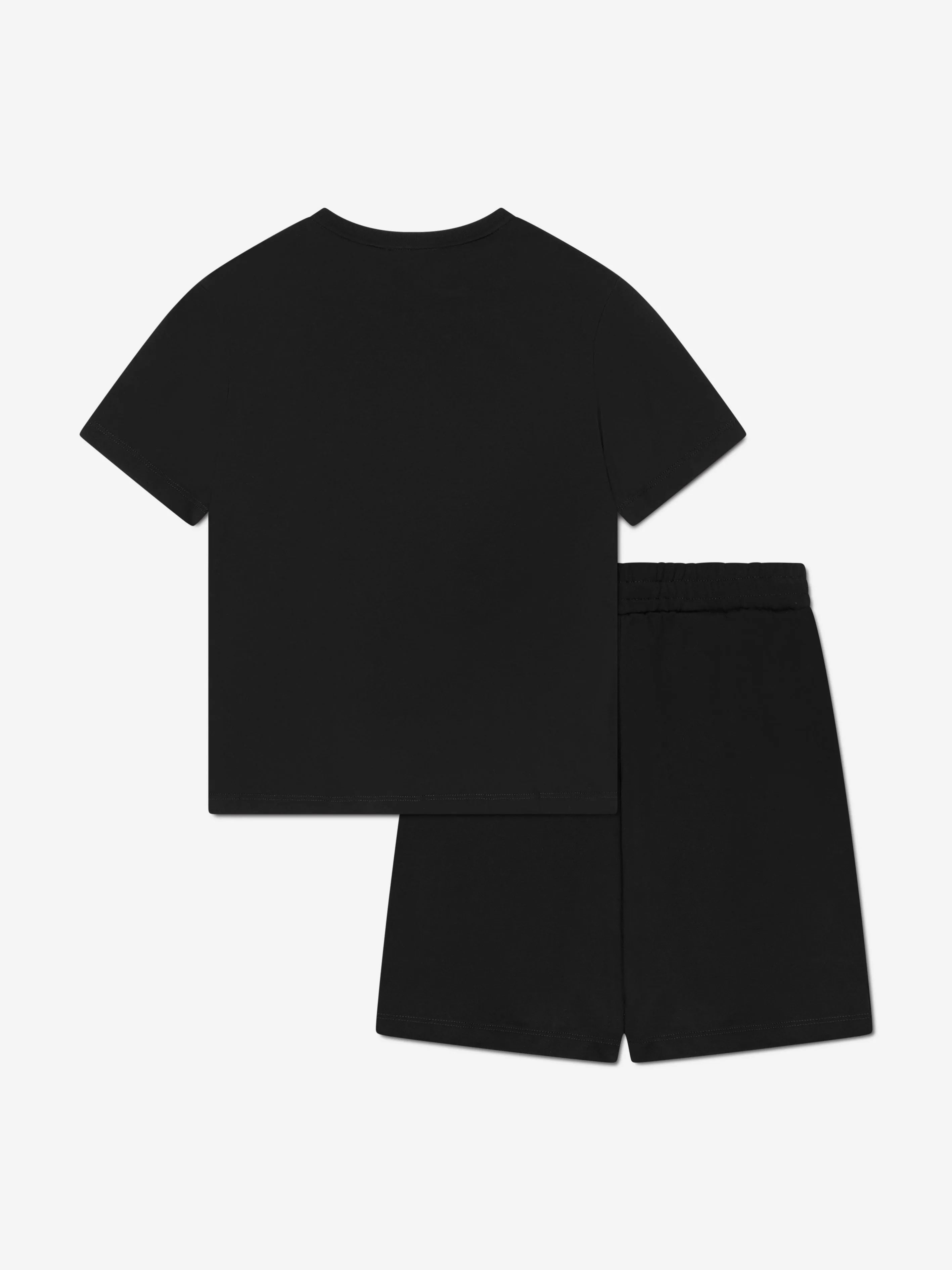 EA7 Emporio Armani Boys Train Visibility T-Shirt And Shorts Set in Black