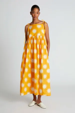 Easy Comfort Strappy Maxi Dress in Big Sun Yellow Simple Chic Strappy Maxi Dress in Big Sun Yellow