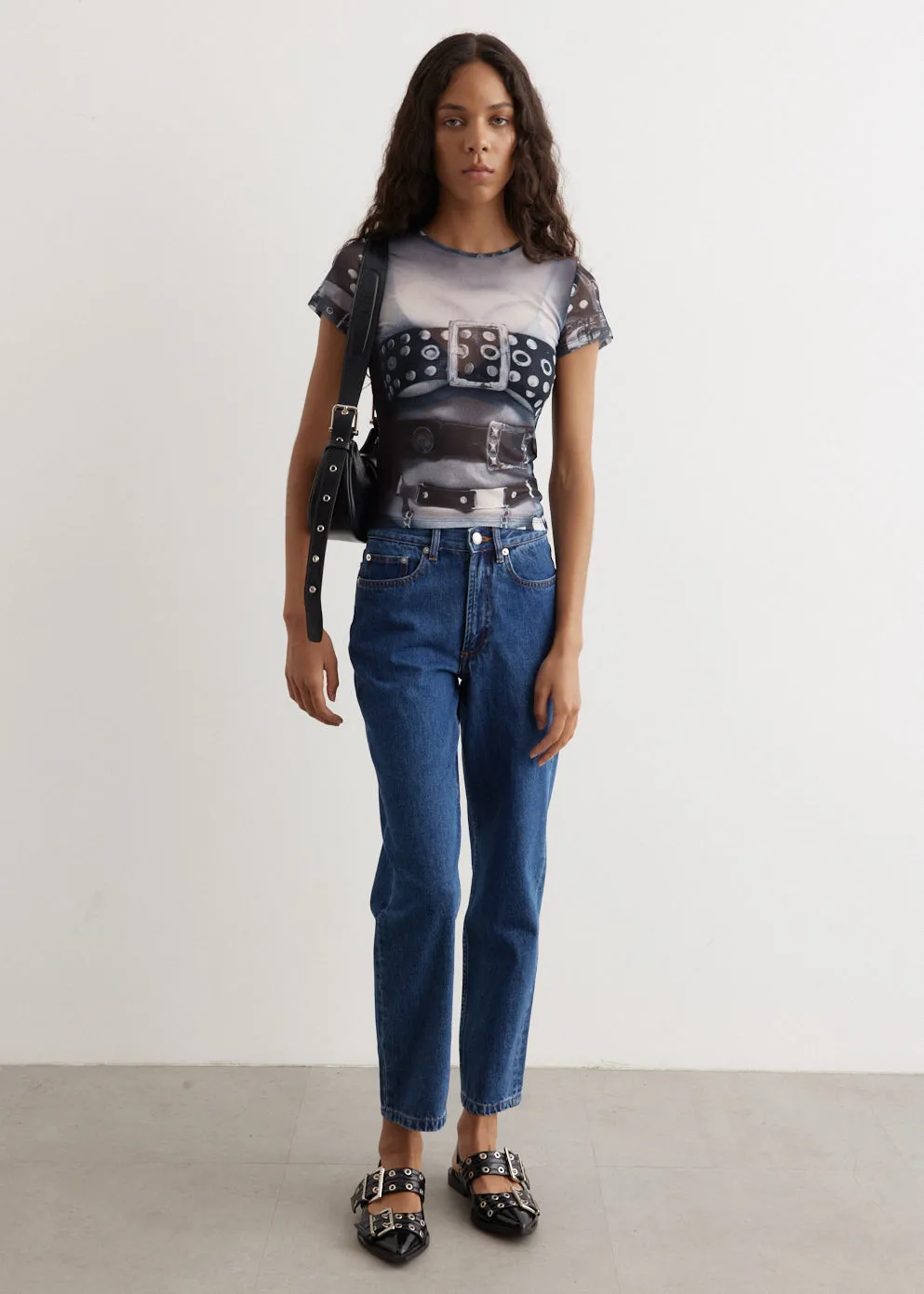 Slim Design Edgy Statement Martin Jeans
